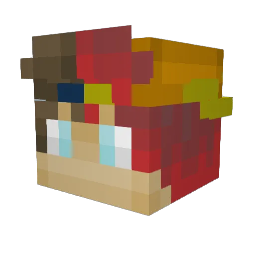 Limuncicc Minecraft avatar head, 3D render