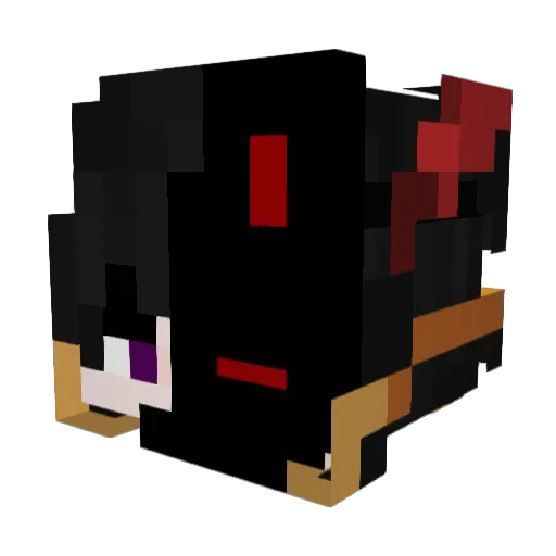 Limurrr Minecraft avatar head, 3D render