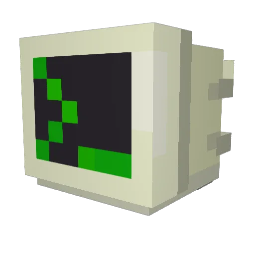 Limusss Minecraft avatar head, 3D render