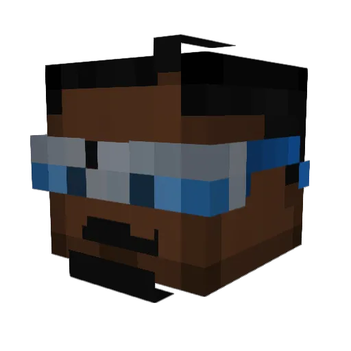 LimuzinFistik67 Minecraft avatar head, 3D render