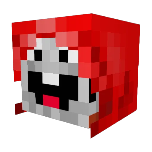 Lin0903 Minecraft avatar head, 3D render