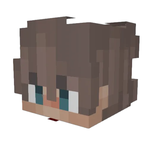 LinEdgeivqyUwU Minecraft avatar head, 3D render