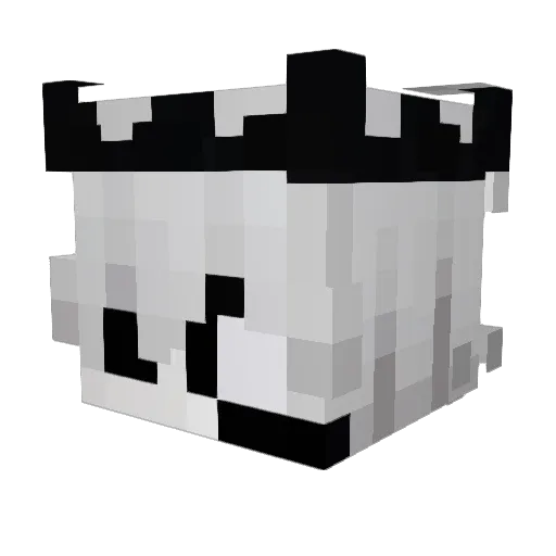 LinForge7vx3UwU Minecraft avatar head, 3D render