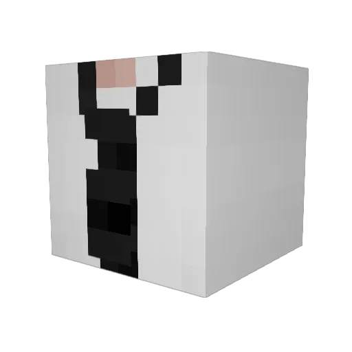 LinForgercc3UwU Minecraft avatar head, 3D render