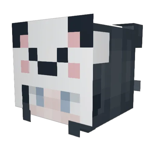 LinGYZ Minecraft avatar head, 3D render