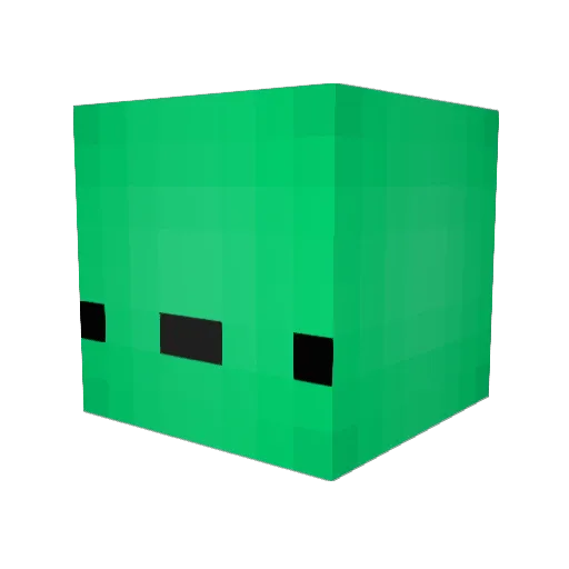 LinSA_ Minecraft avatar head, 3D render