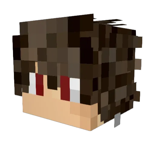 LinSiCatalin Minecraft avatar head, 3D render