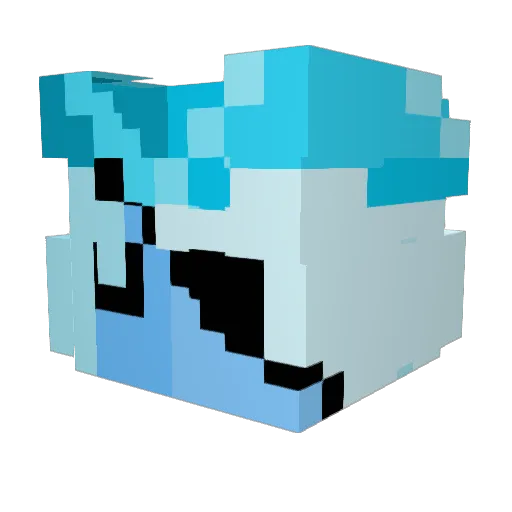 LinZhanExecution Minecraft avatar head, 3D render