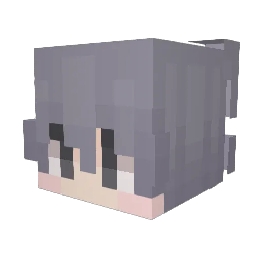 LinZiMo7184 Minecraft avatar head, 3D render