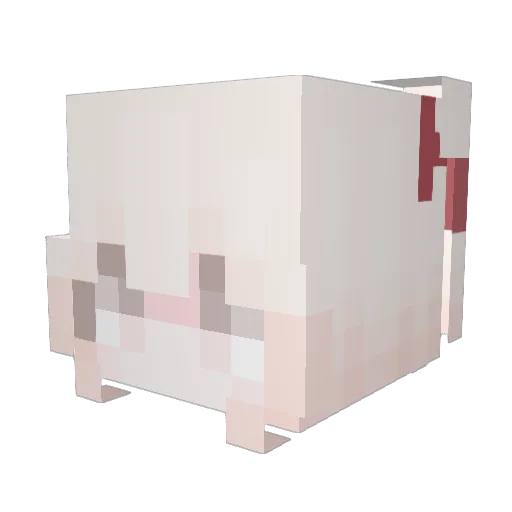 LinZixun Minecraft avatar head, 3D render