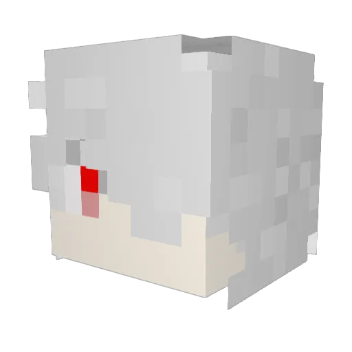 Lin_Master Minecraft avatar head, 3D render