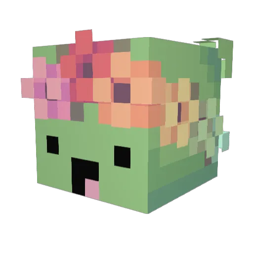 Lina_dg Minecraft avatar head, 3D render