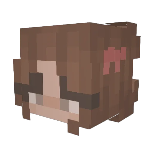 Linaeriksson Minecraft avatar head, 3D render