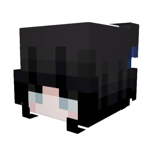 Linamigurtt Minecraft avatar head, 3D render
