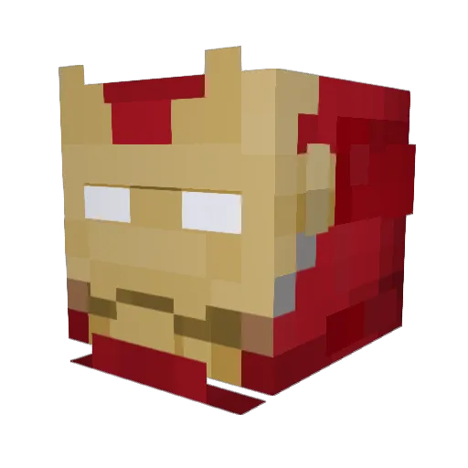 LincBlue1111 Minecraft avatar head, 3D render