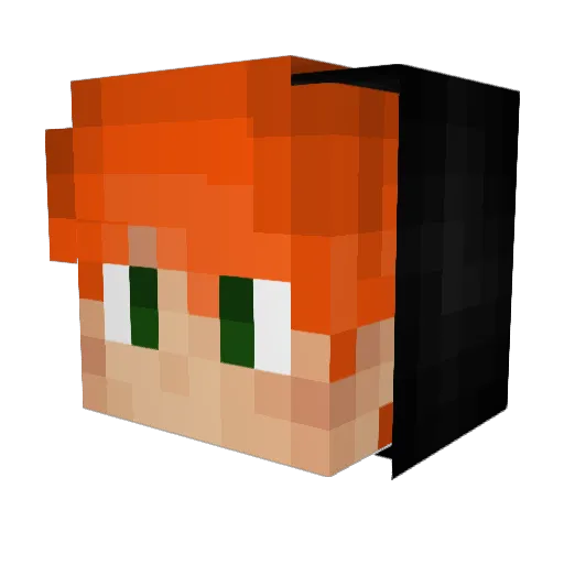 LincMX426 Minecraft avatar head, 3D render