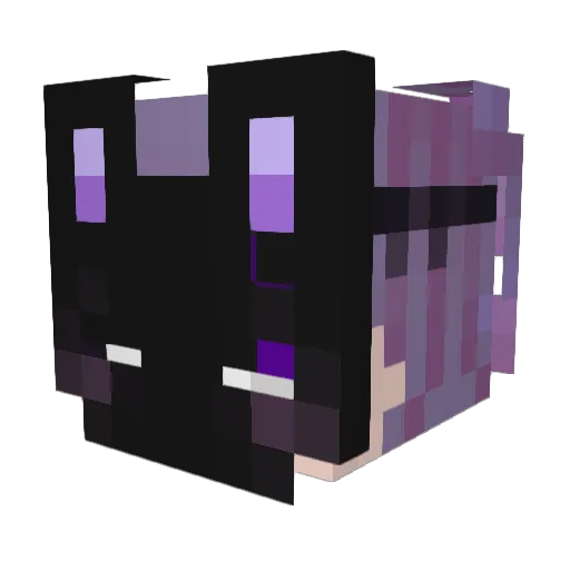 Lincakry Minecraft avatar head, 3D render