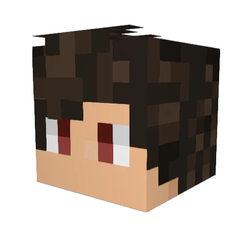 Lince_1610 Minecraft avatar head, 3D render