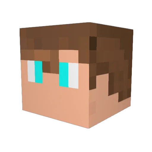 Lince_Games Minecraft avatar head, 3D render