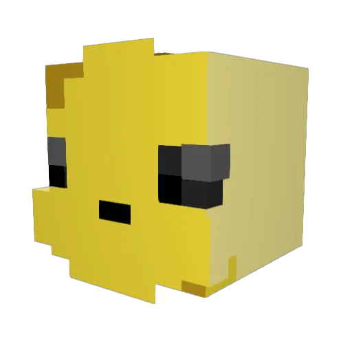 LincolnCraft Minecraft avatar head, 3D render