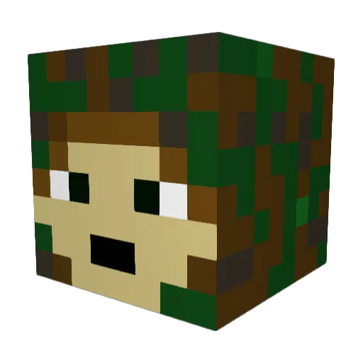 Lincoln_JS Minecraft avatar head, 3D render