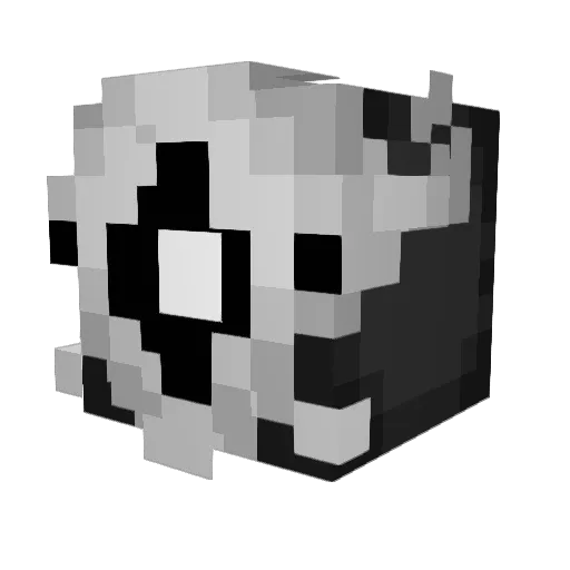 Lind0rm Minecraft avatar head, 3D render