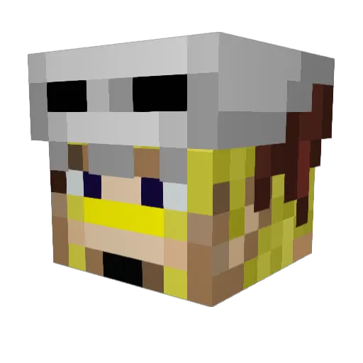 Lindberg999 Minecraft avatar head, 3D render