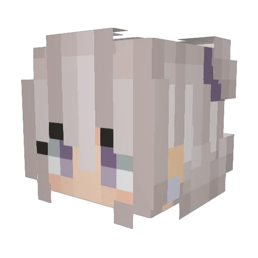 LindeeVan Minecraft avatar head, 3D render