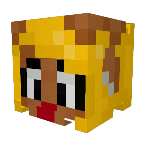Lindex11 Minecraft avatar head, 3D render
