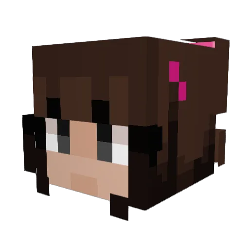 Lindle_23 Minecraft avatar head, 3D render