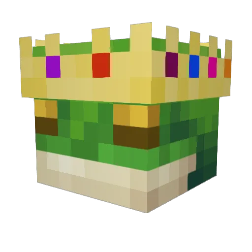 LindoAbuela Minecraft avatar head, 3D render