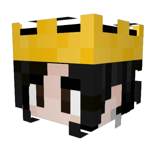 Lindown19 Minecraft avatar head, 3D render