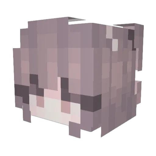 Lindsay04 Minecraft avatar head, 3D render