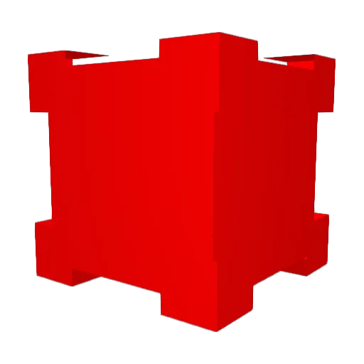 LindsayLohan Minecraft avatar head, 3D render