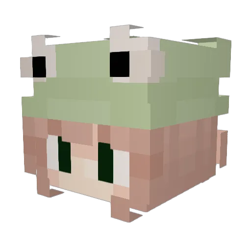 Linduscha Minecraft avatar head, 3D render