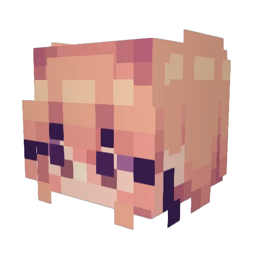 LinearStar15 Minecraft avatar head, 3D render