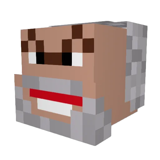 Linearity3 Minecraft avatar head, 3D render