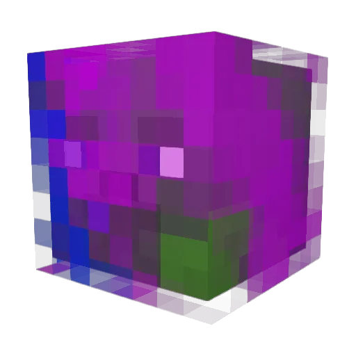 LinedTriPod00 Minecraft avatar head, 3D render