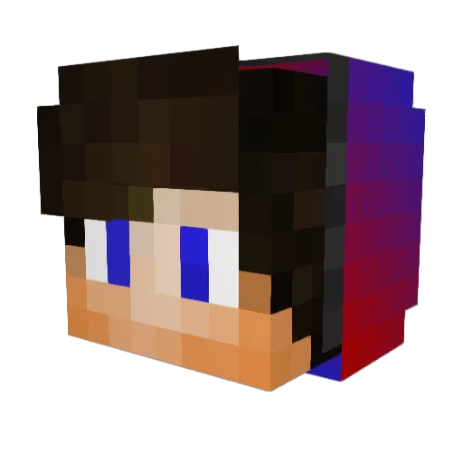 Linefiter56 Minecraft avatar head, 3D render