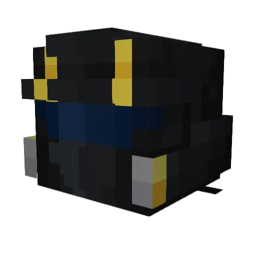 LingMee Minecraft avatar head, 3D render
