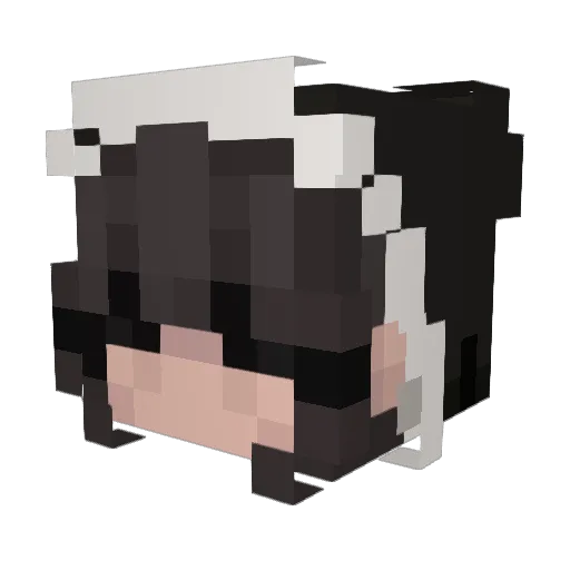 LingXiou Minecraft avatar head, 3D render