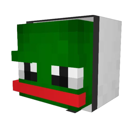Ling_Jr Minecraft avatar head, 3D render