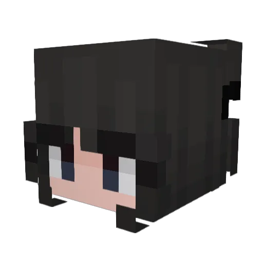 Ling_Ren_2005 Minecraft avatar head, 3D render