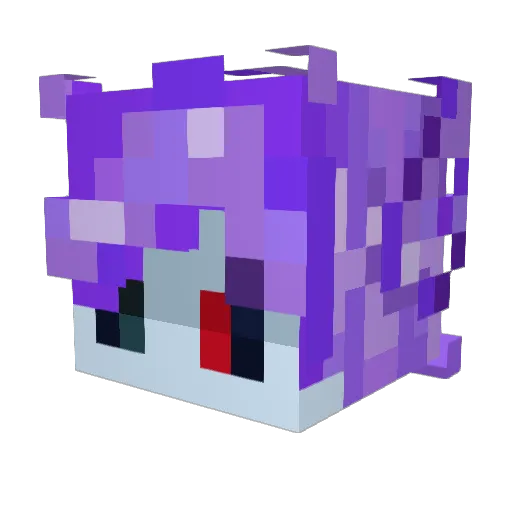 Lingal Minecraft avatar head, 3D render
