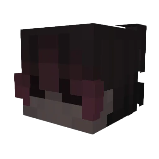 LinhEdgeapwUwU Minecraft avatar head, 3D render