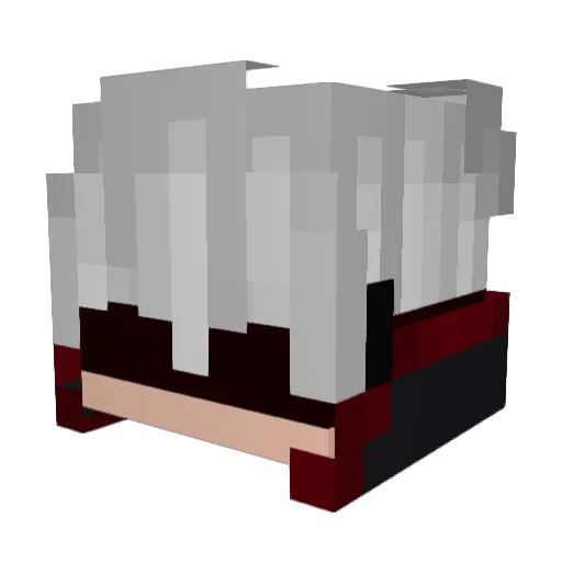 LinhImGfQ0202 Minecraft avatar head, 3D render