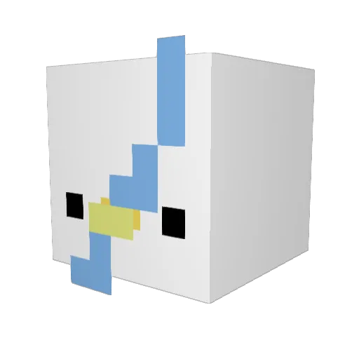 LinhSEtjo0226 Minecraft avatar head, 3D render