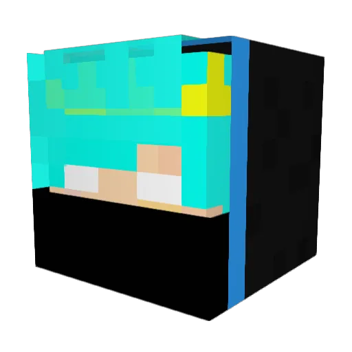 LinhSwifttgfUwU Minecraft avatar head, 3D render