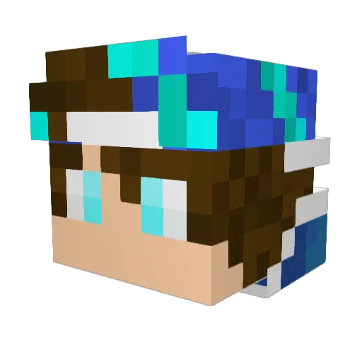 Link112004 Minecraft avatar head, 3D render