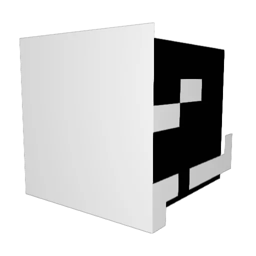 Link182_ Minecraft avatar head, 3D render